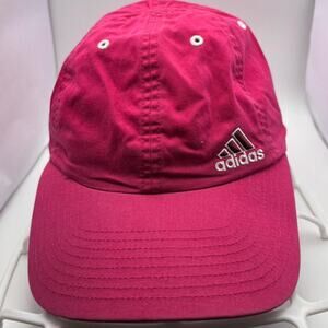 Pink adidas hat